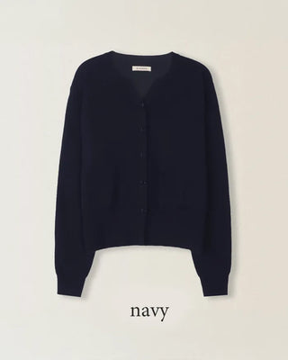 Y-neck modern cardigan