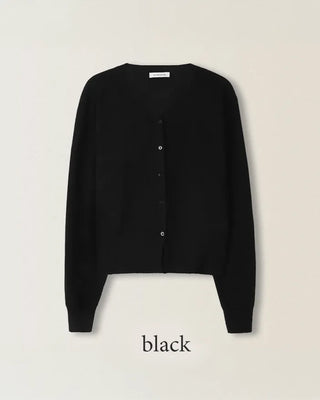 Y-neck modern cardigan