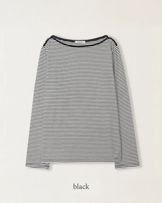(4 colors) Slim Stripe T-shirt