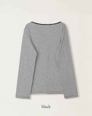 (4 colors) Slim Stripe T-shirt