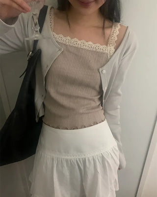 Ribbed Sleeveless Top