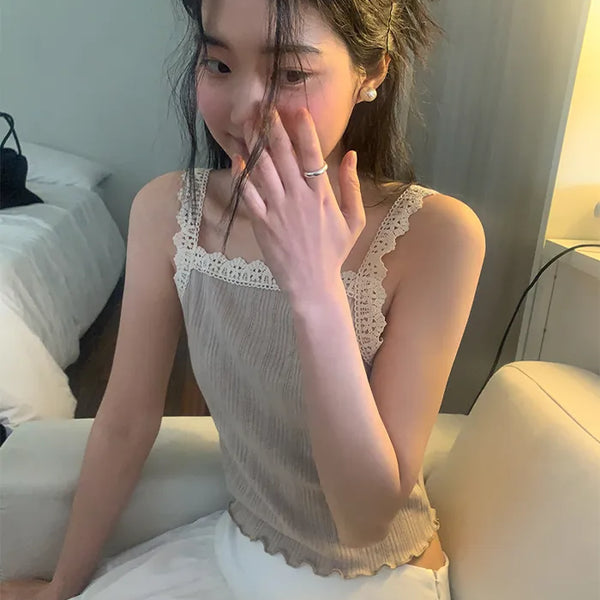 Ribbed Sleeveless Top