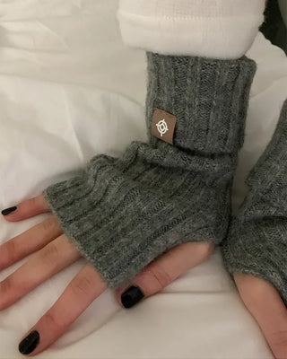Knitted Hand Warmer Gloves
