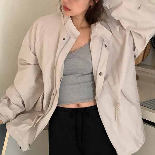 Oversized military jacket
