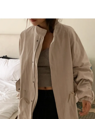 Oversized military jacket