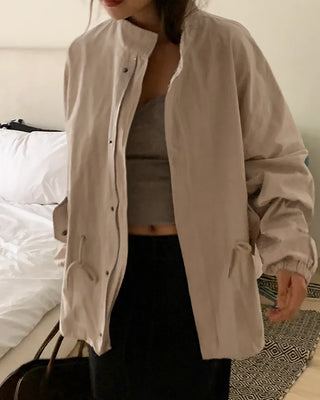 Oversized military jacket