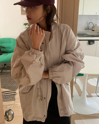Oversized military jacket
