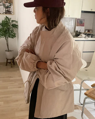 Oversized military jacket