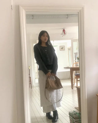 Mohair twist knit