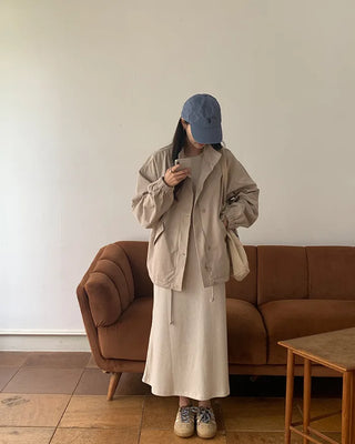 Ribbed long dress