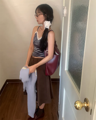 Velvet Lace Layered Sleeveless Top