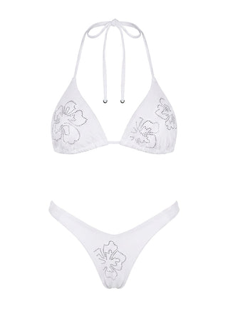 Tropic Mirage Bikini Bottoms White