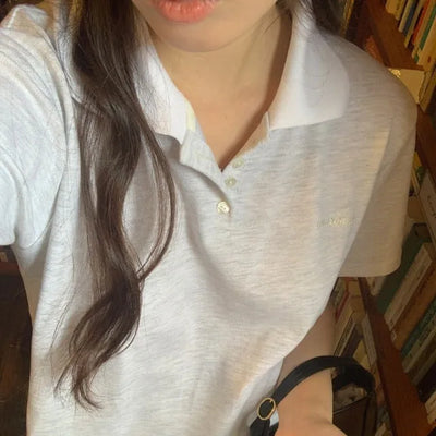 Short-sleeved polo shirt