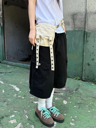 pigment dyeing bermuda pants