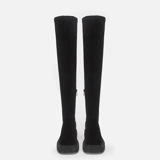 Suede thick-soled High Boots