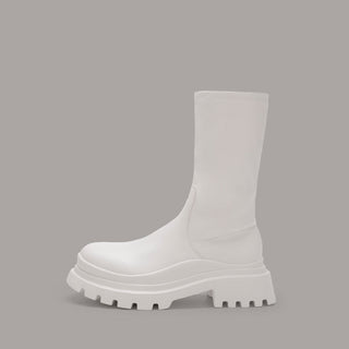Thick-Sole Chelsea Ankle Boots