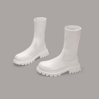 Thick-Sole Chelsea Ankle Boots