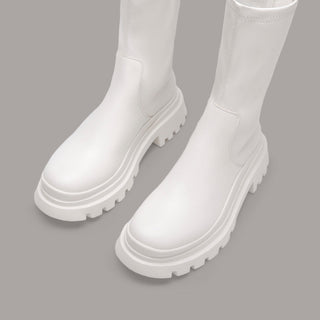 Thick-Sole Chelsea Ankle Boots