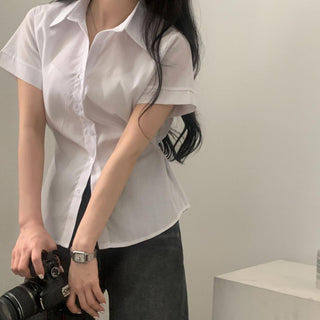 Korean thin short sleeved shirt