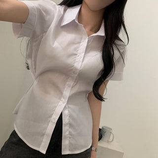 Korean thin short sleeved shirt