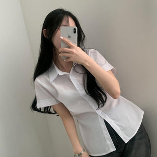 Korean thin short sleeved shirt
