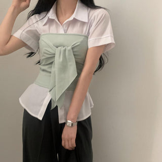 Korean thin short sleeved shirt