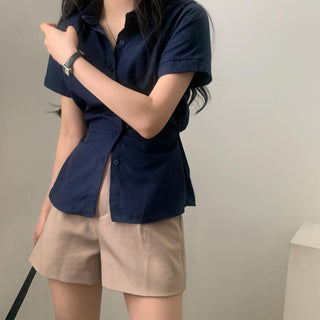 Korean thin short sleeved shirt