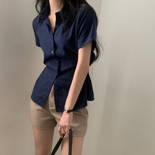 Korean thin short sleeved shirt