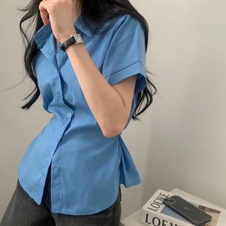 Korean thin short sleeved shirt
