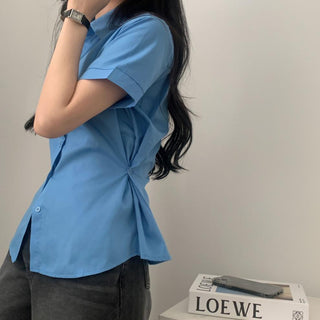 Korean thin short sleeved shirt