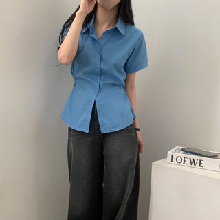 Korean thin short sleeved shirt