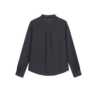 Korean Black long sleeved shirt