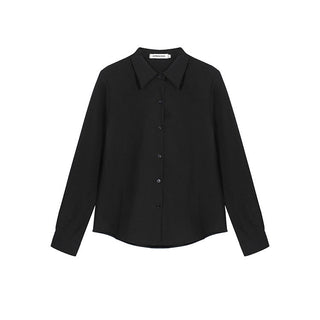 Korean Black long sleeved shirt