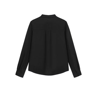 Korean Black long sleeved shirt