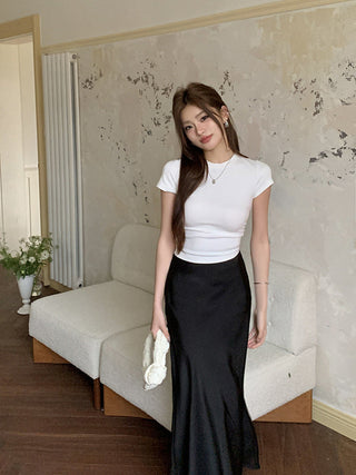 High waist Mid length Fish Tail Skirt