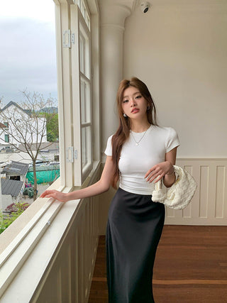 High waist Mid length Fish Tail Skirt