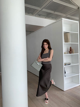 High waist Mid length Fish Tail Skirt