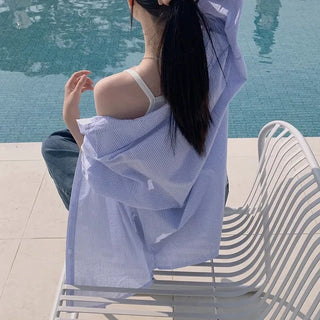 Stripped Drop Shoulder Shirt