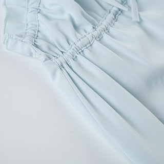 Lace flower short-sleeved top