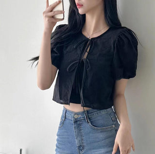 Puff sleeve blouse