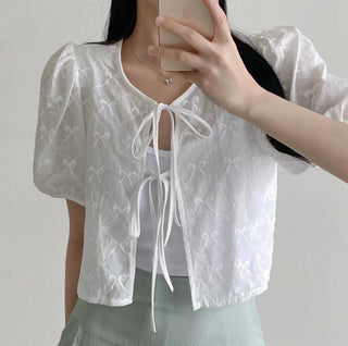 Puff sleeve blouse