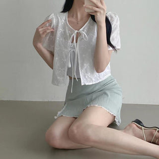 Puff sleeve blouse