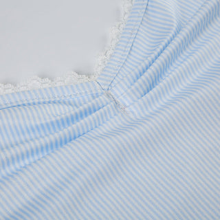 Lace detail tank top