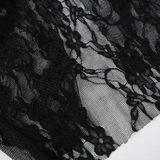 Y2k lace strap top