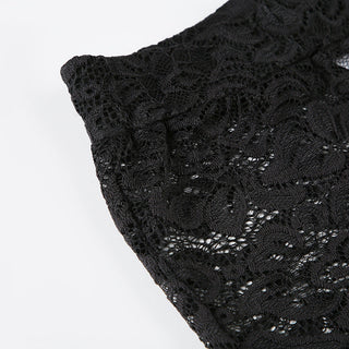 Y2k lace strap top