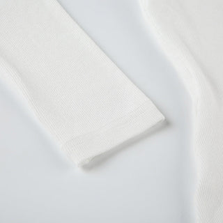 Lace stitching long-sleeved top