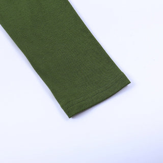 Solid Color Long Sleeve Skinny Fit T-Shirt