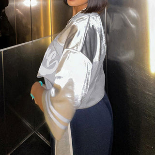 Oversized Y2k Sporty Top