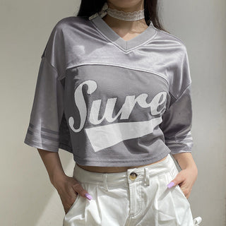 Oversized Y2k Sporty Top