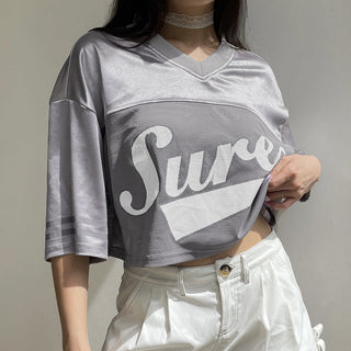 Oversized Y2k Sporty Top
